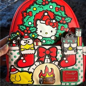 Sanrio Festive Red and White Kids Backpack